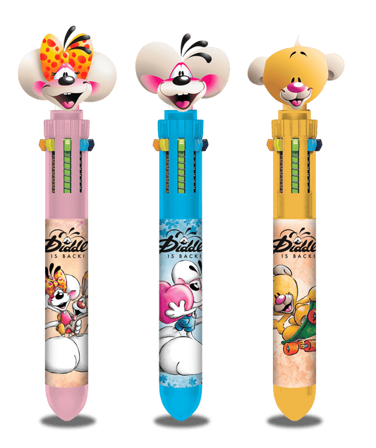 Stylo 10 couleurs Diddl