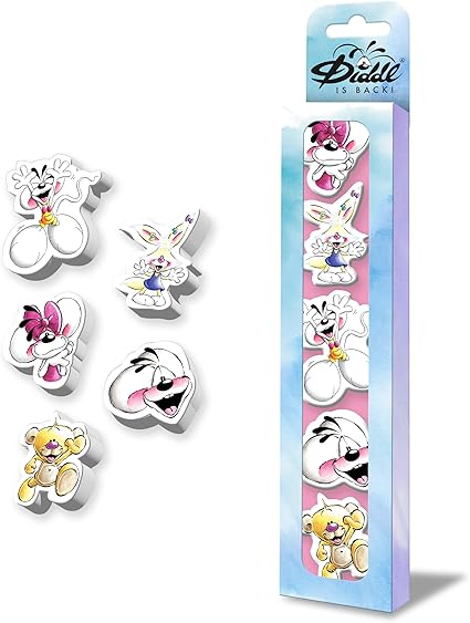 Set de 5 Gommes Diddl