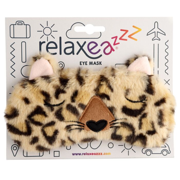 Masque de sommeil leopard