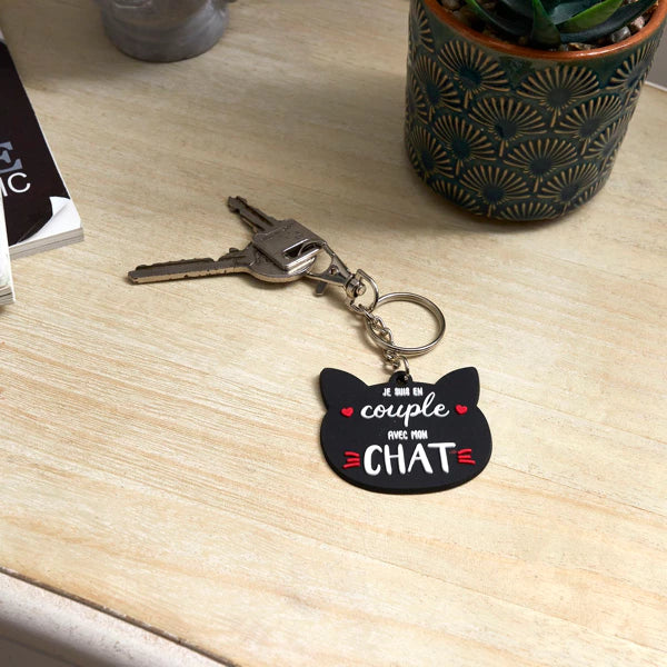 Porte clés chat