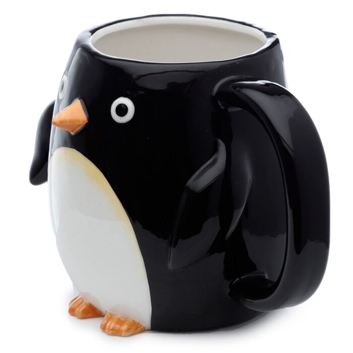 Cadeau mug pingouin céramique dolomie grande capacité