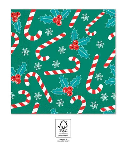 Serviette en papier de noël