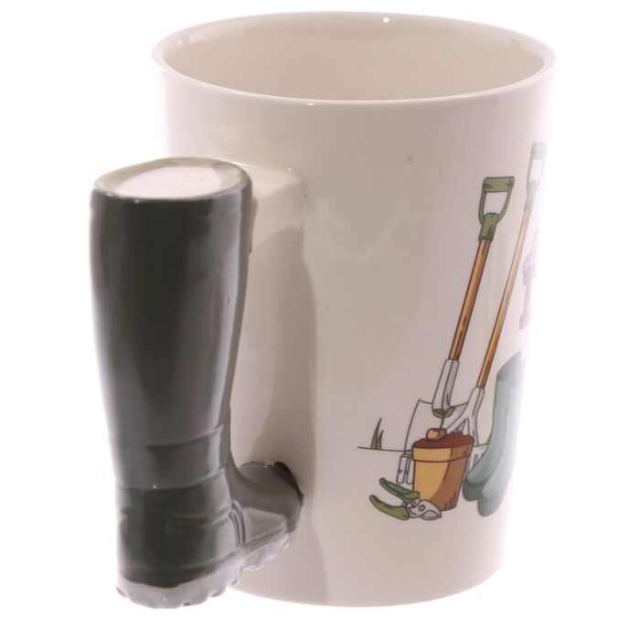 Mug anse en forme de botte