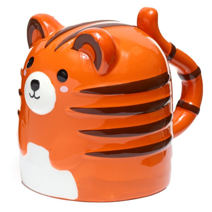 Mug tête en bas tigre