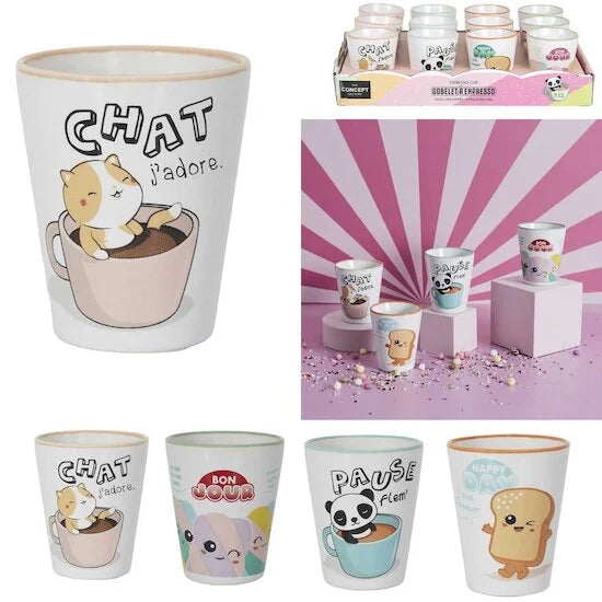 Tasse expresso Kawaii