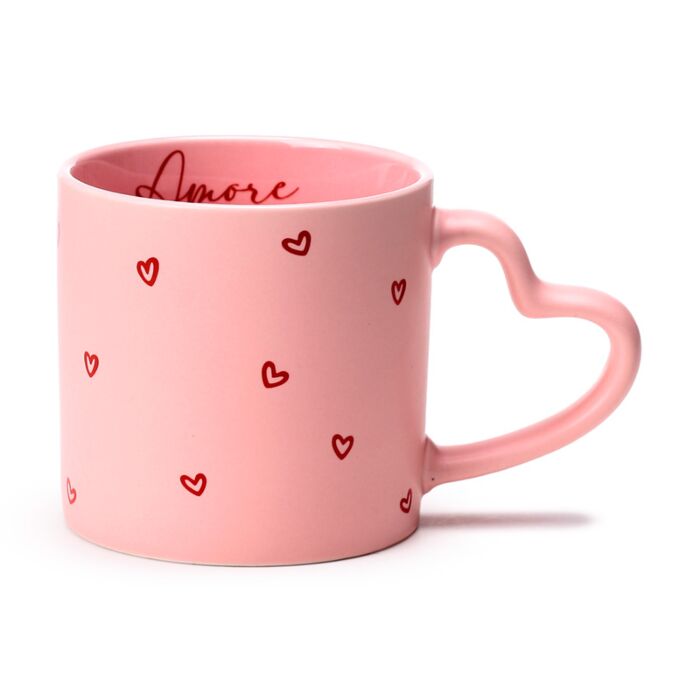 ug porcelaine Amore avec anse cœur rouge - cadeau Saint-Valentin