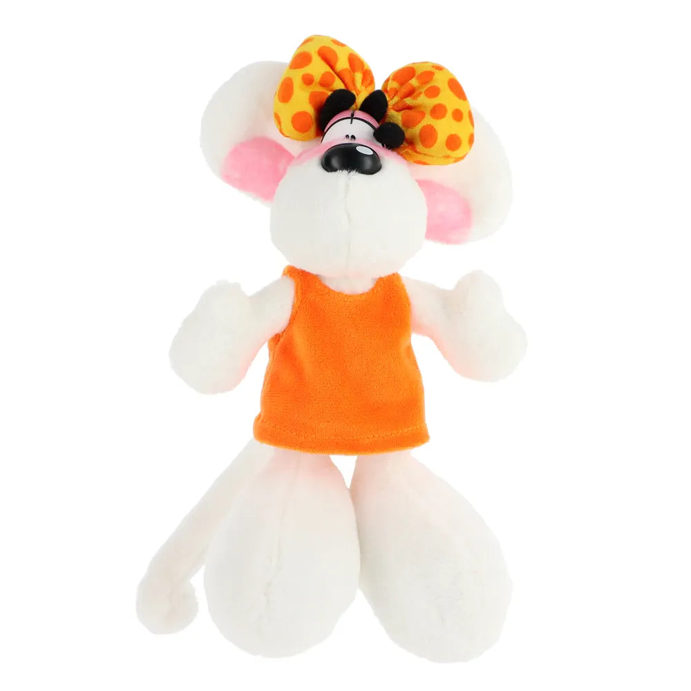 Porte clés Diddlina robe orange 15 cm