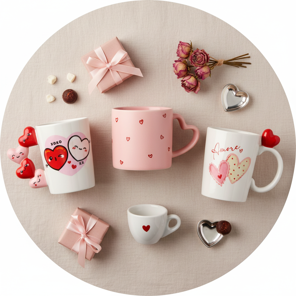 Saint-Valentin - Cadeaux et Déco Romantiques
