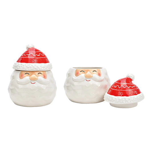 Boîte père noël ceramique