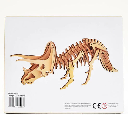 Puzzle en bois de dinosaure
