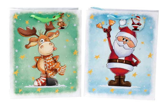 Sac Cadeau Noël 26x32x12cm