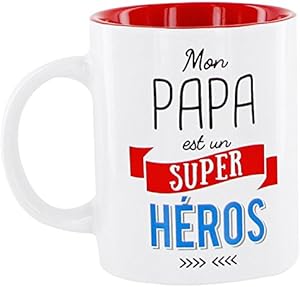 Mug papa super heros