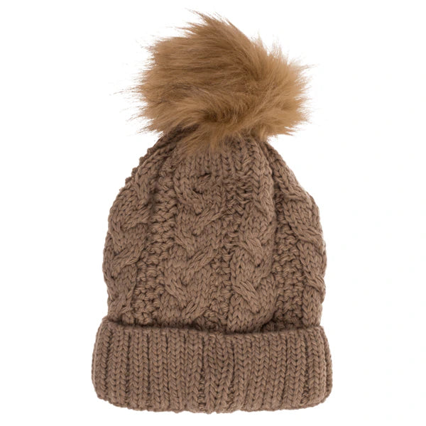 Bonnet avec pompon