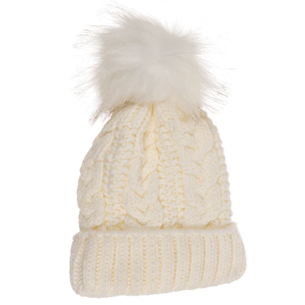 Bonnet avec pompon