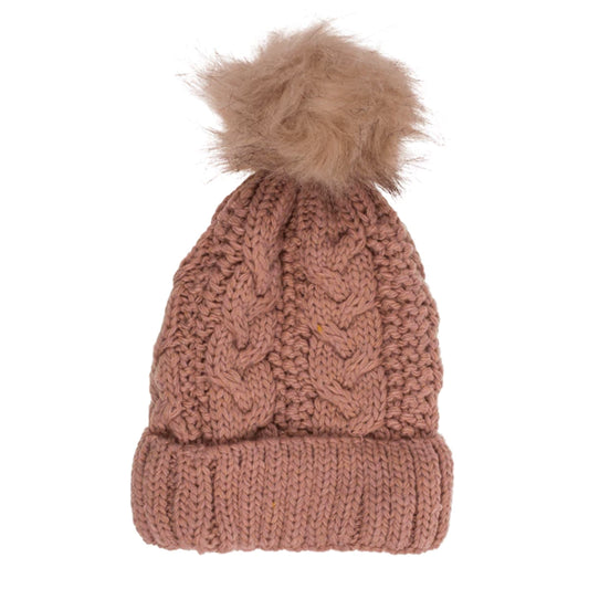 Bonnet avec pompon