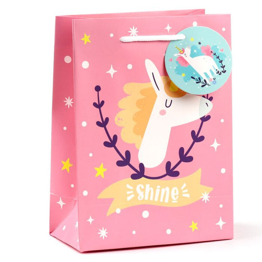 Sac cadeau licorne