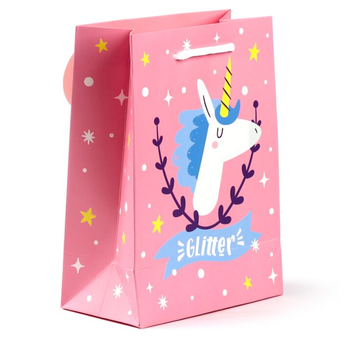 Sac cadeau licorne