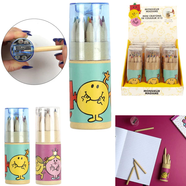 Mini Crayons de couleur X12