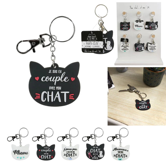 Porte clés chat