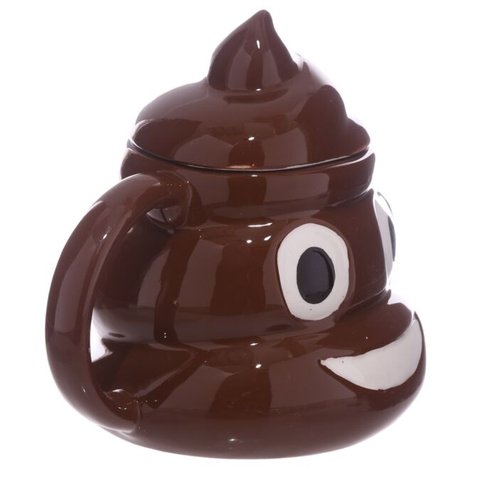 Mug caca emoji - Détail du design - Tasse céramique hilarante