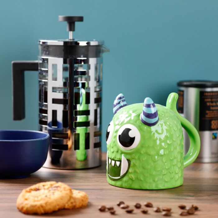 Cadeau mug Monstarz monstre vert 3D céramique dolomie