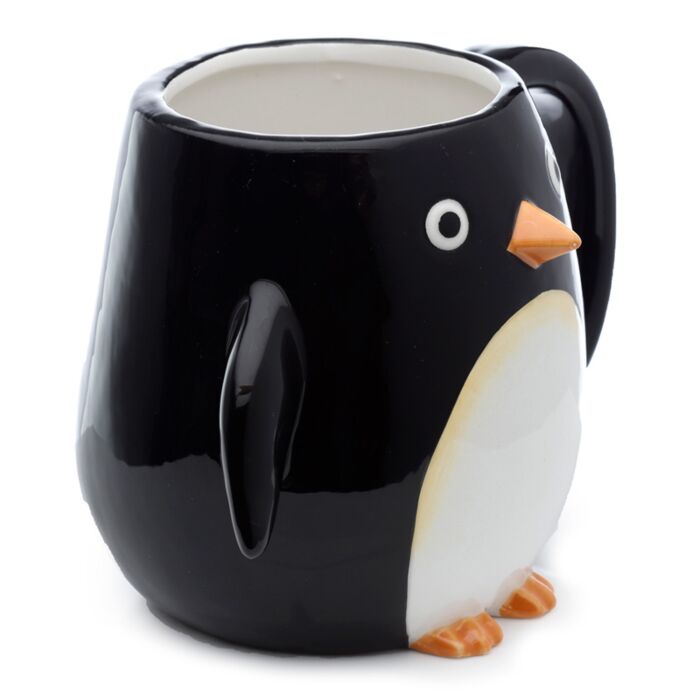  Mug animal polaire 540ml - Détail anse pingouin 3D
