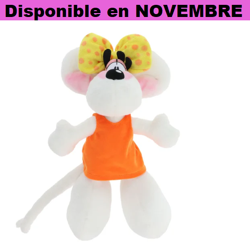 Peluche Diddlina en robe orange 20cm