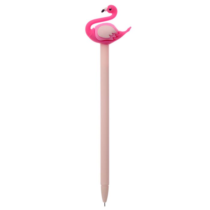 Stylo flamant rose mine fine