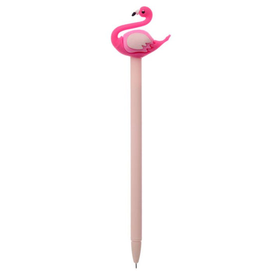 Stylo flamant rose mine fine