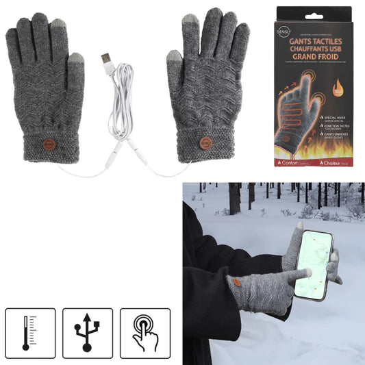 Gants chauffants usb