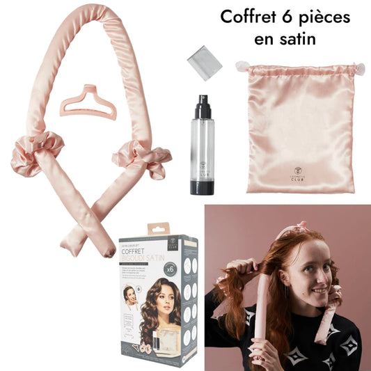 Set bigoudi satin