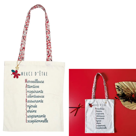 Tote bag merci pour cette annee