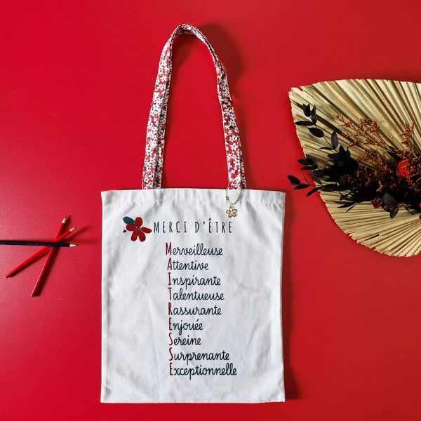 Tote bag merci pour cette annee