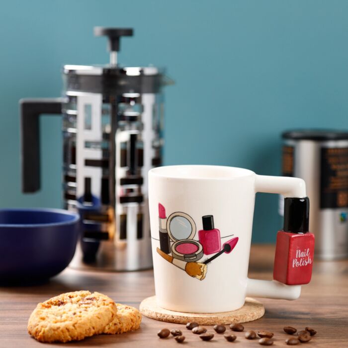 Mug à anse vernis à ongles