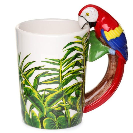 Mug avec anse perroquet