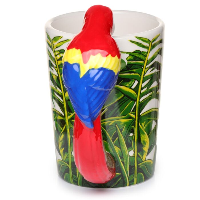 Mug avec anse perroquet