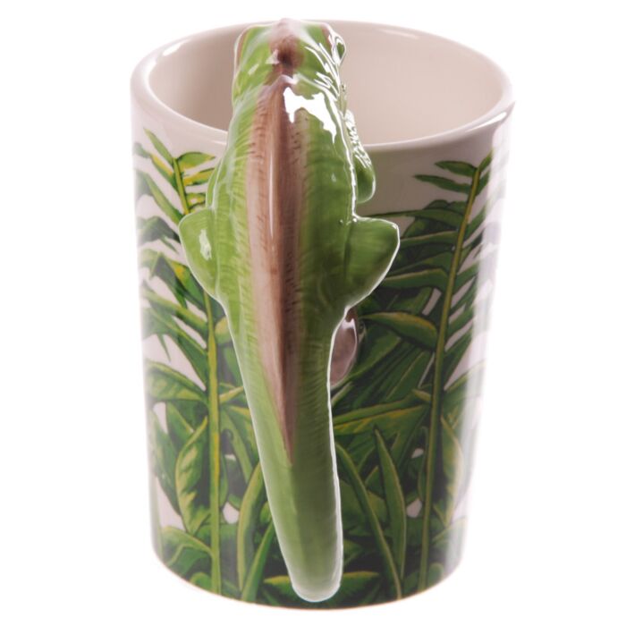 Mug anse caméléon