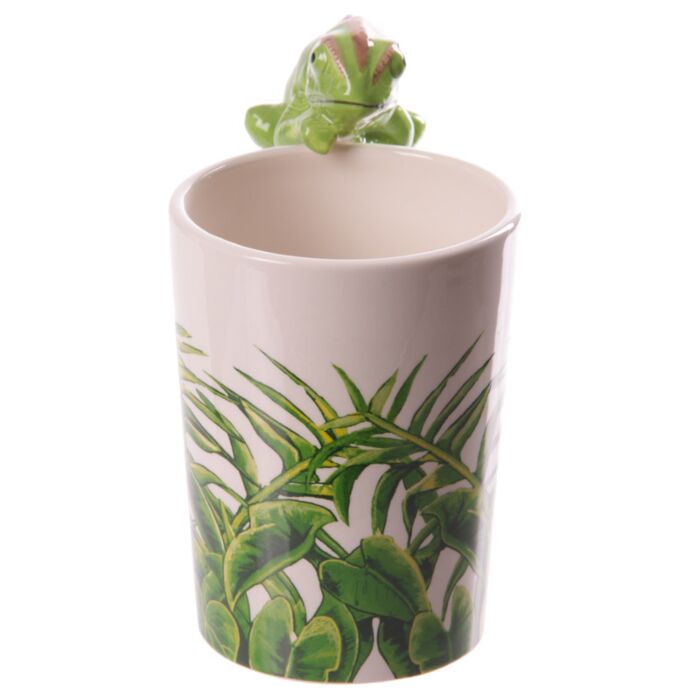 Mug anse caméléon