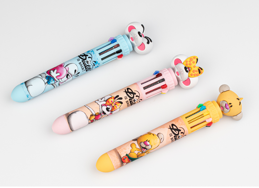 Stylo 10 couleurs Diddl