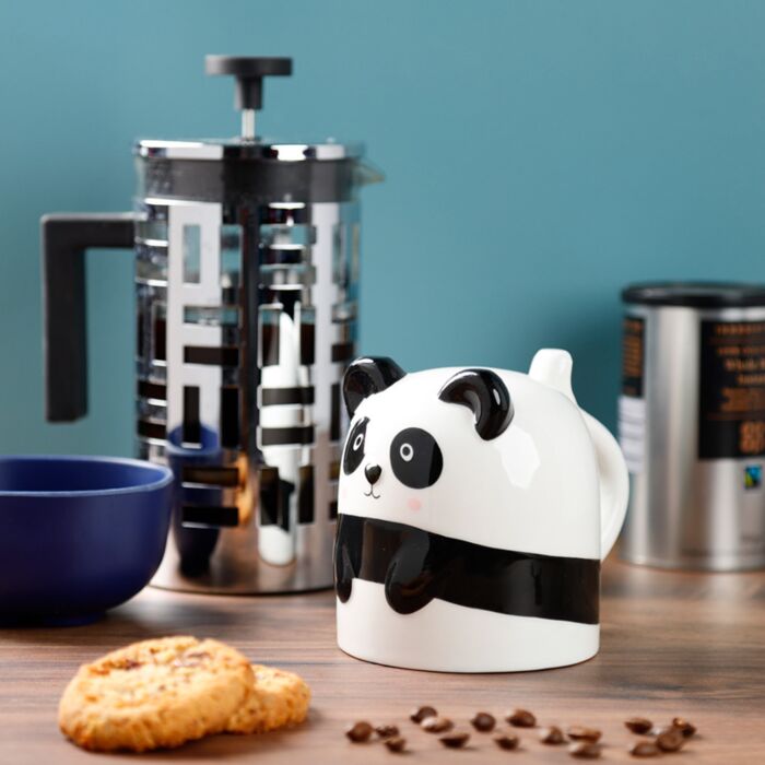 Mug panda retournable - Vue d'ensemble - Cadeau original insolite