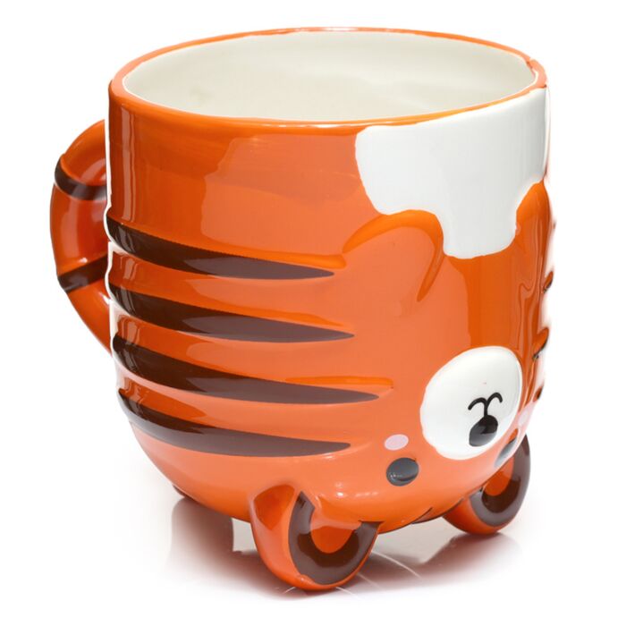 Mug tête en bas tigre