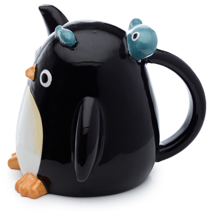 Mug Retournable Tête en Bas - Pingouin