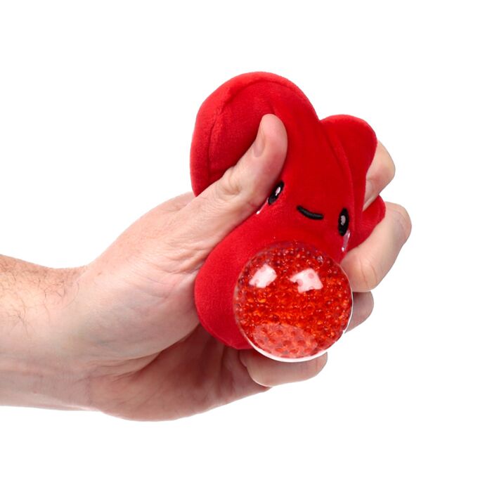 Jouet peluche cœur rouge XL anti-stress J'adoramals - Saint-Valentin