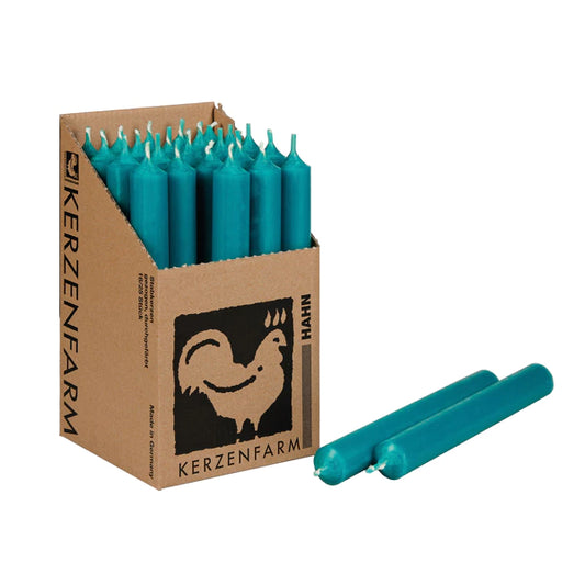 Bougie turquoise