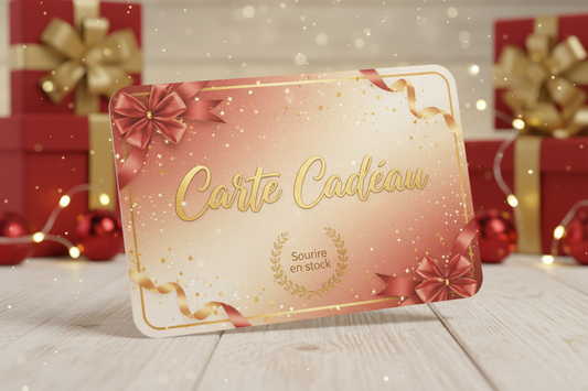 Carte Cadeau Sourire en stock - Le Cadeau Parfait