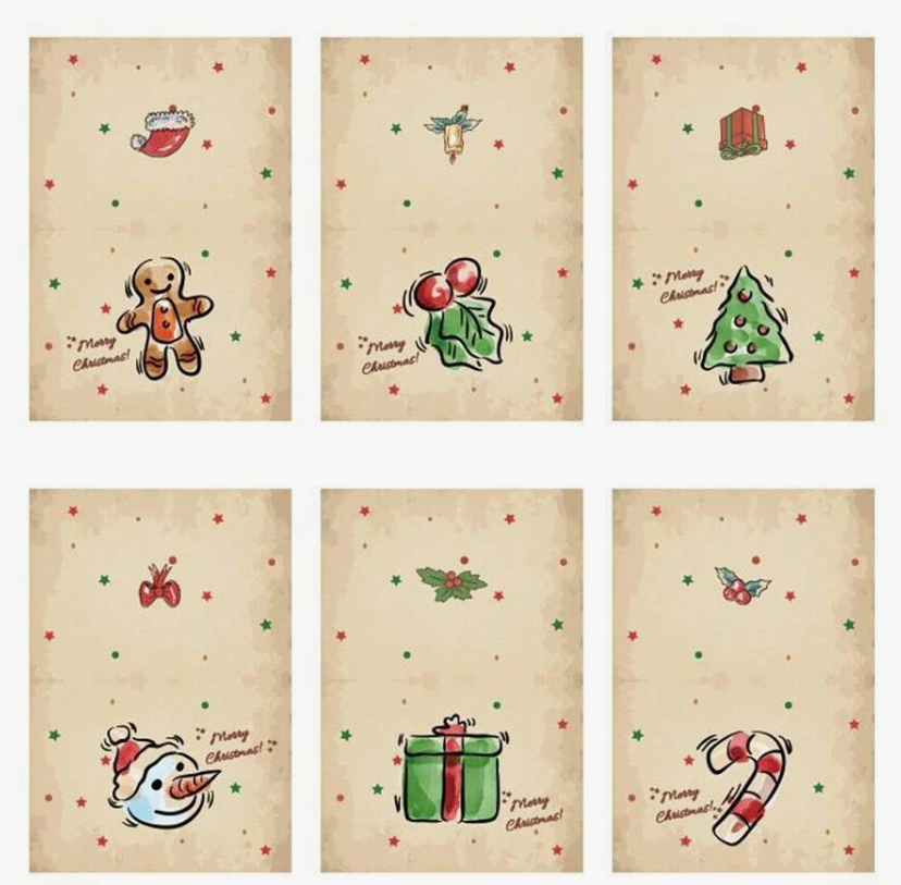 Carte de voeux Noël