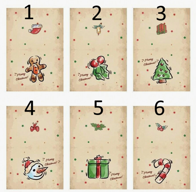 Carte de voeux Noël