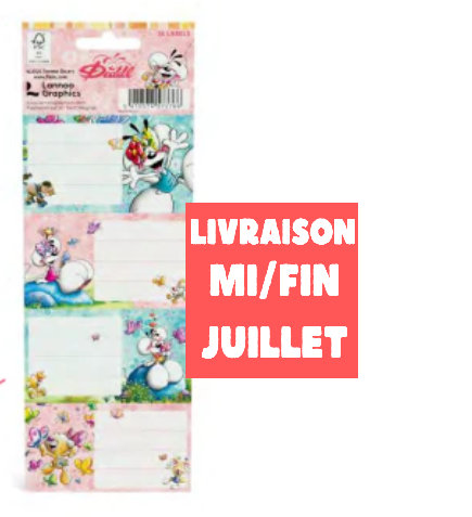 Set de 16 Etiquettes autocollantes