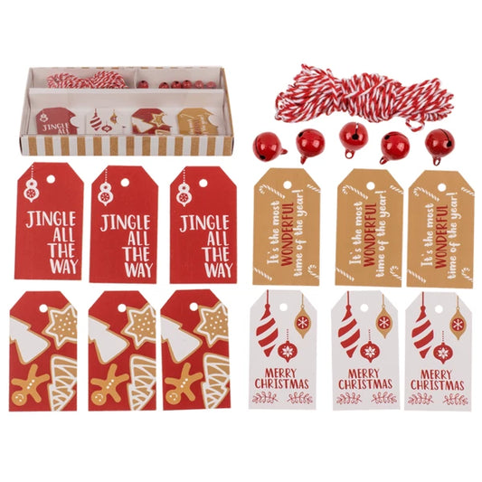 Lot d'étiquettes cadeaux