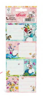 Set de 16 Etiquettes autocollantes